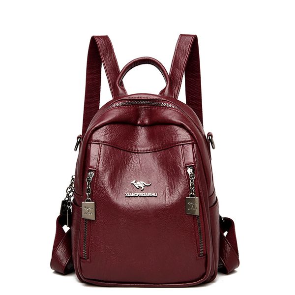 the new women's backpack high-quality leather girls schoolbag multi-pocket large-capacity backpack travel children's schoolbag
the new women's backpack high-quality leather girls schoolbag multi-pocket large-capacity backpack travel children's schoolbag