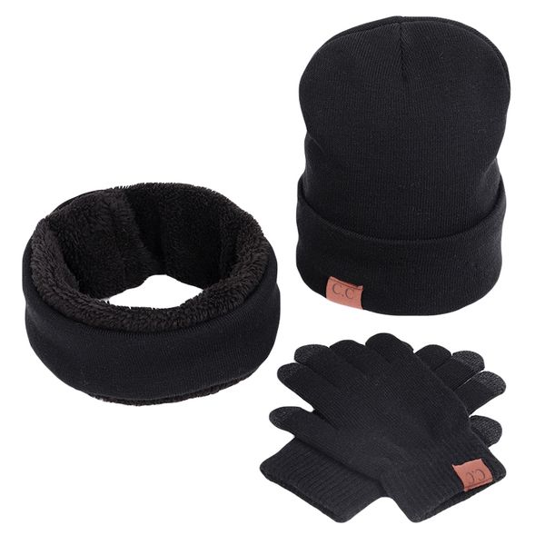 3pcs/set winter slouchy beanie hat, scarf neck warmers, gloves set warm clothing set new arrival, White;black
3pcs/set winter slouchy beanie hat, scarf neck warmers, gloves set warm clothing set new arrival, White;black