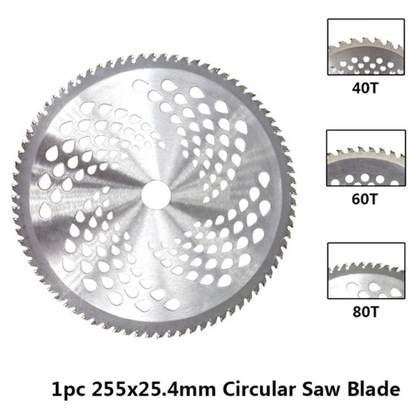 255mm 60t/80t brush cutter blade lawn mower cutter replacement circular blade
255mm 60t/80t brush cutter blade lawn mower cutter replacement circular blade