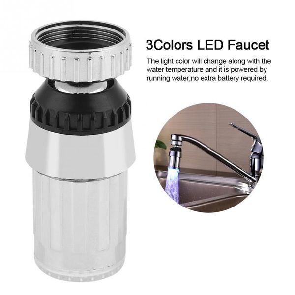 новый светодиодный кран опрыскиватель 360 градусов поворотный воды powered 3colors led light кухонная раковина кран распылитель распылитель
новый светодиодный кран опрыскиватель 360 градусов поворотный воды powered 3colors led light кухонная раковина кран распылитель распылитель
