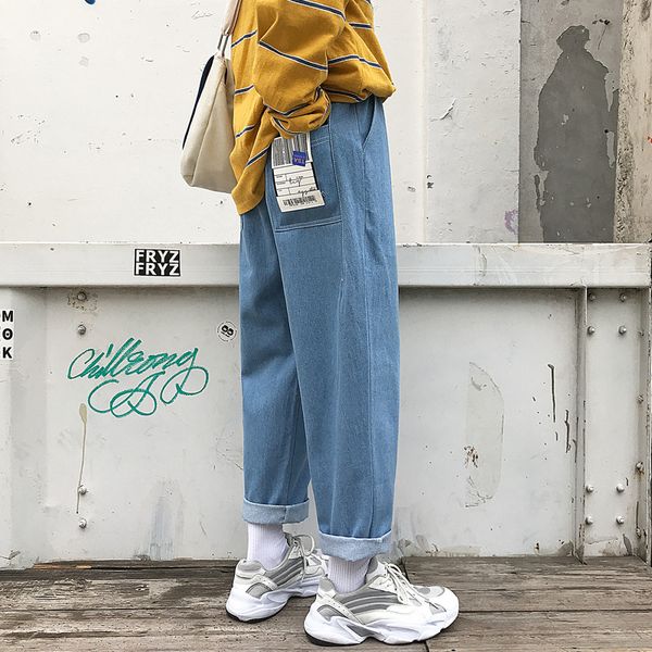 2019 new men's stretch loose classic jeans holes denim pants casual straight harem pants blue/black biker trousers jeans men
2019 new men's stretch loose classic jeans holes denim pants casual straight harem pants blue/black biker trousers jeans men