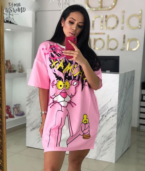 diamonds animal dress women pink panther t shirt dress beading t shirt dress summer o neck short sleeve loose summer z342, Black;gray
diamonds animal dress women pink panther t shirt dress beading t shirt dress summer o neck short sleeve loose summer z342, Black;gray