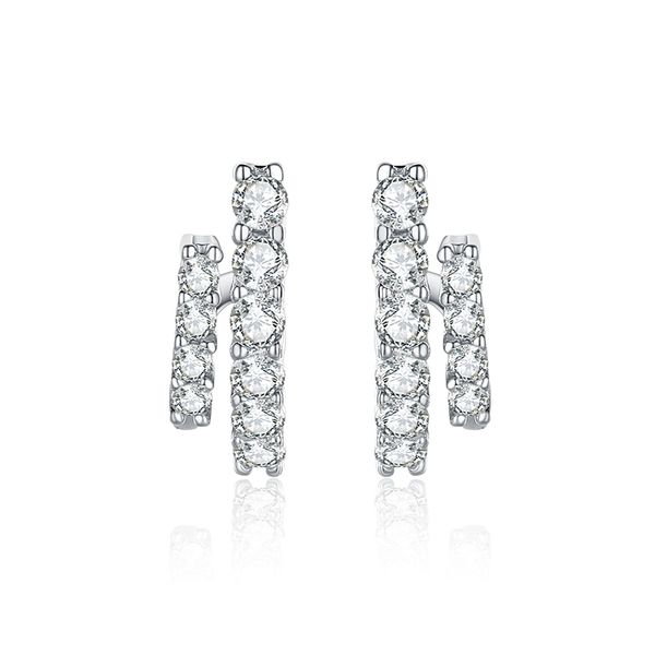 original sterling silver fashion crystal earrings jewelry zircon trinket wedding engagement lady arc earrings, Golden;silver
original sterling silver fashion crystal earrings jewelry zircon trinket wedding engagement lady arc earrings, Golden;silver