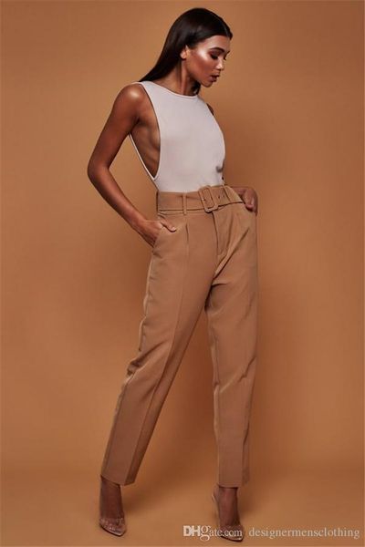 fashion trend candy colors solid womens suit pants with sashes straight capris pants high waist fashion pants, Black;white
fashion trend candy colors solid womens suit pants with sashes straight capris pants high waist fashion pants, Black;white