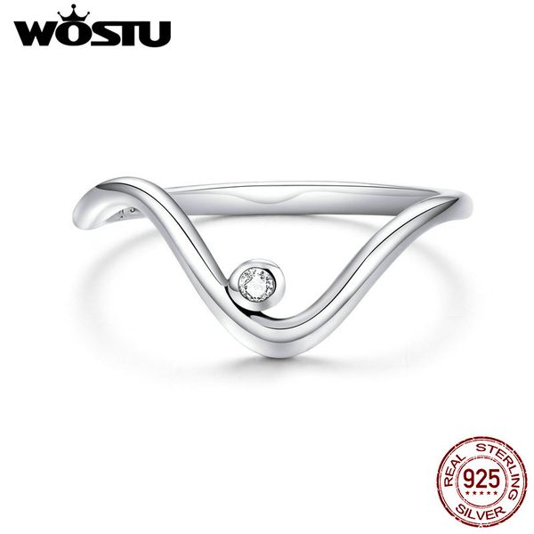 wostu waves ring 100% 925 sterling silver cz geometric simple rings for women wedding engagement anniversary jewelry gift cqr650, Golden;silver
wostu waves ring 100% 925 sterling silver cz geometric simple rings for women wedding engagement anniversary jewelry gift cqr650, Golden;silver