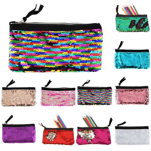 mermaid sequins pencil case colorful glitter zipper pencil bag for girls gifts pencilcase stationery pen box school supplies
mermaid sequins pencil case colorful glitter zipper pencil bag for girls gifts pencilcase stationery pen box school supplies