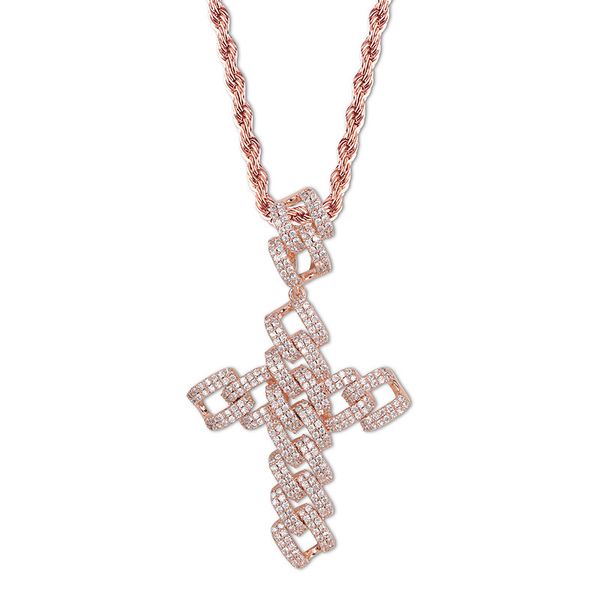 wholesale- personality cross pendant necklace zircon man's necklace hip hop jewelry iced out pendant for women's new, Silver
wholesale- personality cross pendant necklace zircon man's necklace hip hop jewelry iced out pendant for women's new, Silver