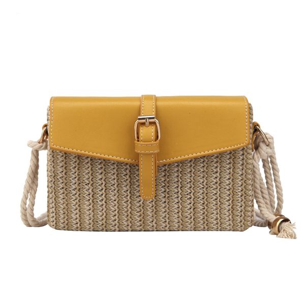 small bag female 2020 summer korean version of the wild beach straw messenger bag chain woven small square yellow beach
small bag female 2020 summer korean version of the wild beach straw messenger bag chain woven small square yellow beach