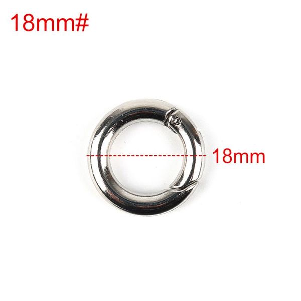 2 * ring camping spring hook 18-44mm loose leaf ring keychain outdoor supplies non-locking strong clips for travel backpack out
2 * ring camping spring hook 18-44mm loose leaf ring keychain outdoor supplies non-locking strong clips for travel backpack out