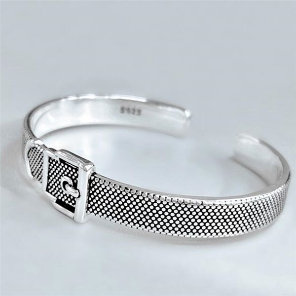 sole memory personality mini belt retro thai silver 925 sterling silver female resizable bracelets sbr235, Black
sole memory personality mini belt retro thai silver 925 sterling silver female resizable bracelets sbr235, Black