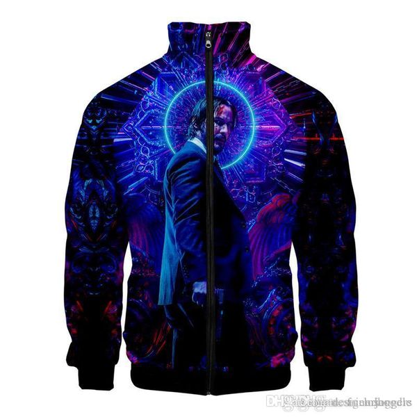 3d digital print john wick 3 mens jackets stand collar long sleeve spring mens outwear fashion designer mens coats, Black;brown
3d digital print john wick 3 mens jackets stand collar long sleeve spring mens outwear fashion designer mens coats, Black;brown