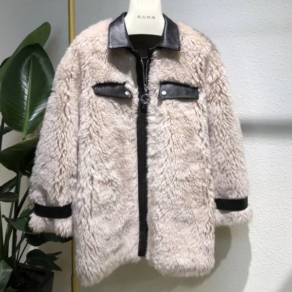 fandy lokar real imported australian wool fur jackets women fashion zipper coats women elegant solid jackets female ladies ho, Black
fandy lokar real imported australian wool fur jackets women fashion zipper coats women elegant solid jackets female ladies ho, Black