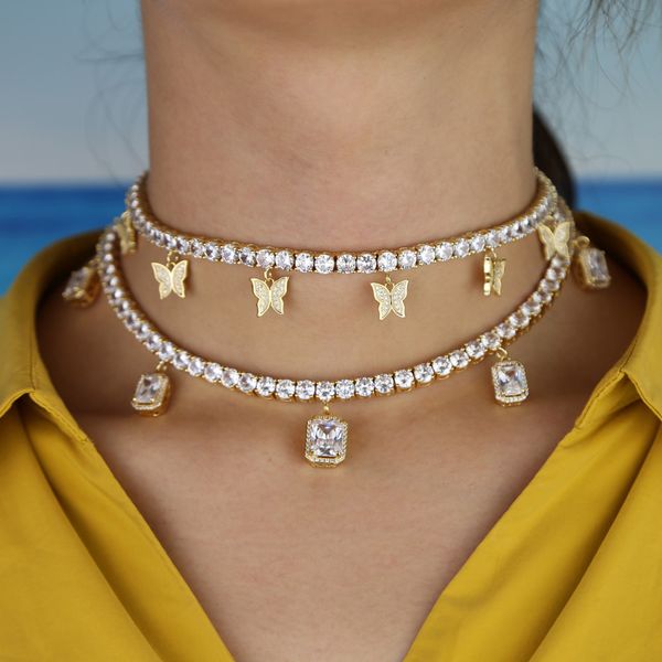 full cubic zirconia elegance luxury choker necklace baguette cz butterfly charm 32+10cm iced out tennis chain women jewelry, Golden;silver
full cubic zirconia elegance luxury choker necklace baguette cz butterfly charm 32+10cm iced out tennis chain women jewelry, Golden;silver