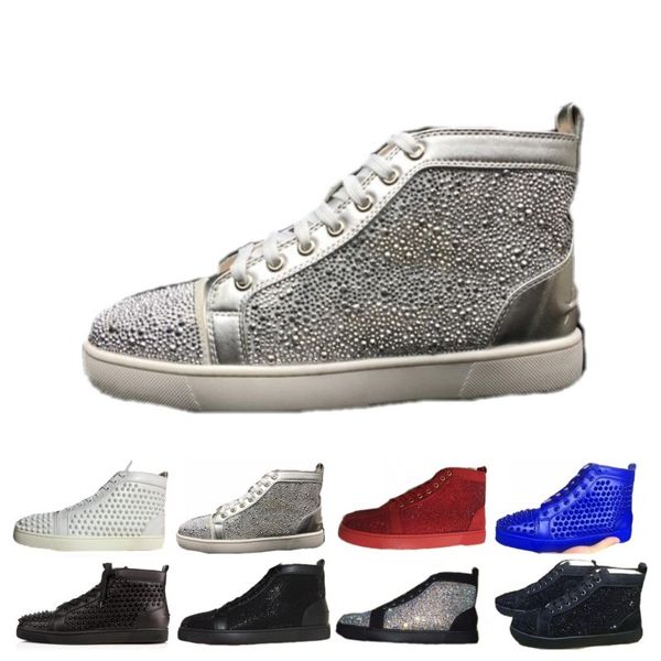 new sale designer red bottoms sneakers studded spikes flats shoes designer luxury red bottoms for men women training shoes, Black
new sale designer red bottoms sneakers studded spikes flats shoes designer luxury red bottoms for men women training shoes, Black