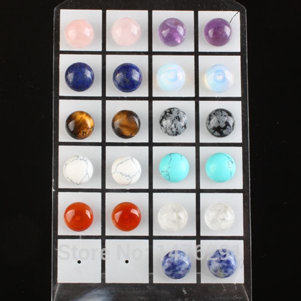 10x10mm круглый ясный кварц лазурит howlite камень роза розовый кварц опал обсидиан серег 1pair, Golden;silver
10x10mm круглый ясный кварц лазурит howlite камень роза розовый кварц опал обсидиан серег 1pair, Golden;silver