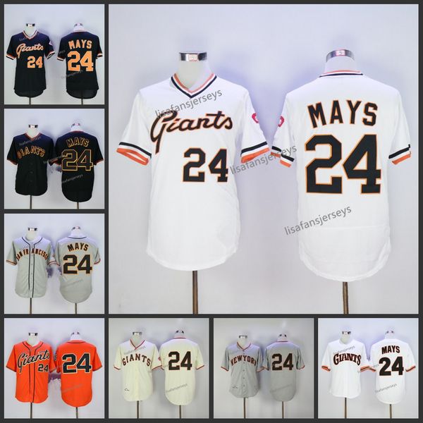 mens 24 willie mays home away road embroidered navy blue white gold grey orange stitched baseball jersey, Blue;black
mens 24 willie mays home away road embroidered navy blue white gold grey orange stitched baseball jersey, Blue;black