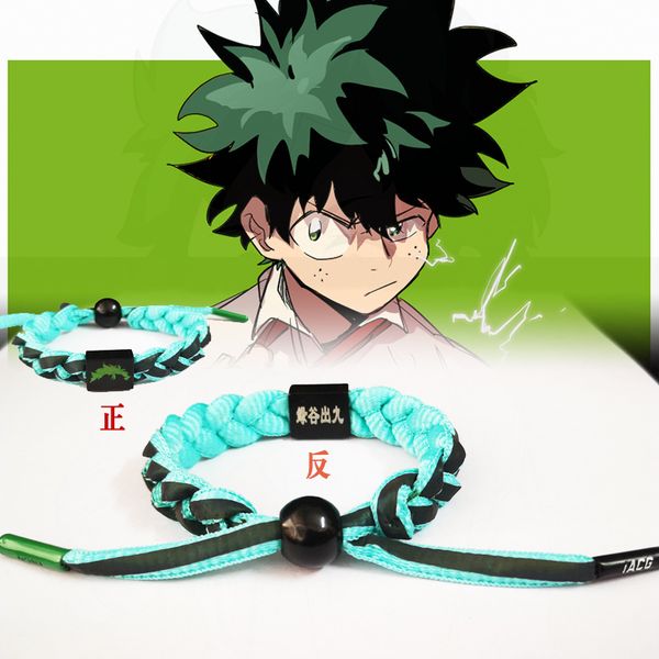 my hero academia bakugou katsuki deku todoroki s hand catenary pure manual weaving hand rope bracelet, Black
my hero academia bakugou katsuki deku todoroki s hand catenary pure manual weaving hand rope bracelet, Black