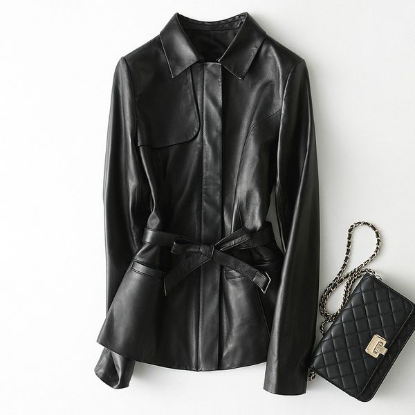 kmetram real leather jacket woman spring 2019 vintage sheepskin coat female korean black biker jackets chaqueta mujer my2534
kmetram real leather jacket woman spring 2019 vintage sheepskin coat female korean black biker jackets chaqueta mujer my2534