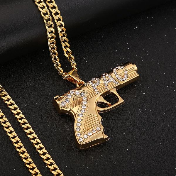 mens hip hop длинное ожерелье ювелирные изделия золотые цепочки gun ожерелье алмазное себе кусок кулон ожерелья женщины мужчины 2pcs, Black
mens hip hop длинное ожерелье ювелирные изделия золотые цепочки gun ожерелье алмазное себе кусок кулон ожерелья женщины мужчины 2pcs, Black