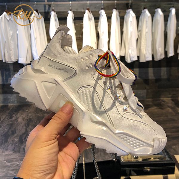 ry-relaa fashion leather women's shoes 2019 autumn new color lace sports platform shoes casual running
ry-relaa fashion leather women's shoes 2019 autumn new color lace sports platform shoes casual running