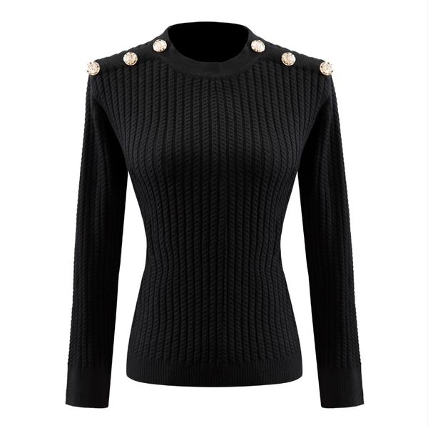 classic designing women black & white pullovers buttons kniting sweaters spring stretchy casual sweaters, White;black
classic designing women black & white pullovers buttons kniting sweaters spring stretchy casual sweaters, White;black