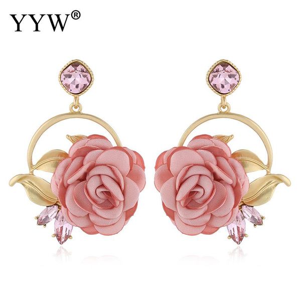 romantic sweet handmade cloth rose dangle earring for women girl pink green rhinestone hollow retro high grade bijoux brincos, Silver
romantic sweet handmade cloth rose dangle earring for women girl pink green rhinestone hollow retro high grade bijoux brincos, Silver