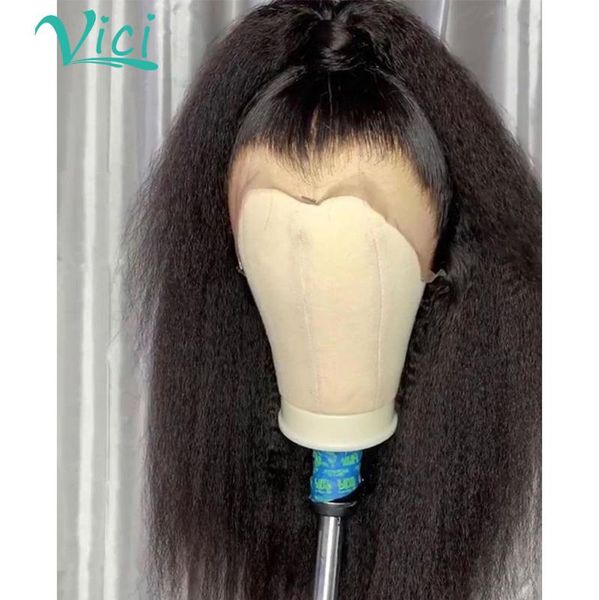 fake scalp human hair wig kinky straight wig pre plucked peruvian hair for black women invisible lace front wigs 150% vici, Black;brown
fake scalp human hair wig kinky straight wig pre plucked peruvian hair for black women invisible lace front wigs 150% vici, Black;brown
