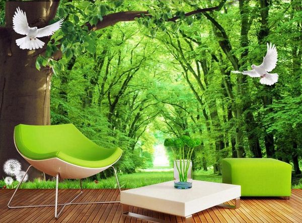 custom p mural wallpaper retro fresh woods trail white pigeon wall painting bedroom living room sofa 3d wall paper 
custom p mural wallpaper retro fresh woods trail white pigeon wall painting bedroom living room sofa 3d wall paper