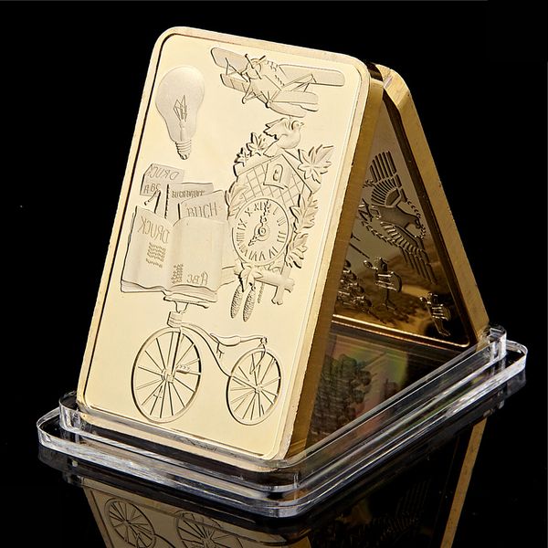 german eagle souvenir medal coin deutsche erfindungen machine gold plated bullion bar metal crafts collection
german eagle souvenir medal coin deutsche erfindungen machine gold plated bullion bar metal crafts collection