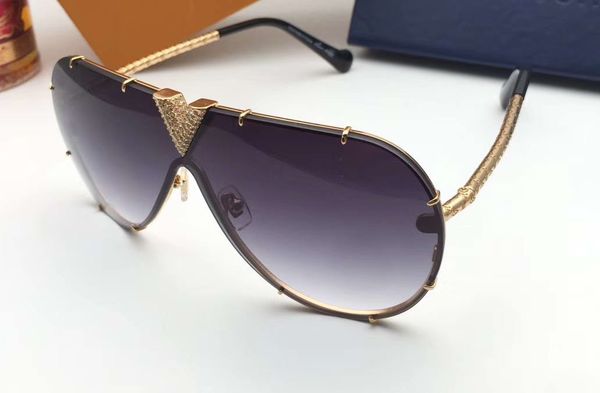 men pilot sunglasses gold black/grey shaded gafas de sol rimless sunglasses shades uv protection new with box, White;black
men pilot sunglasses gold black/grey shaded gafas de sol rimless sunglasses shades uv protection new with box, White;black