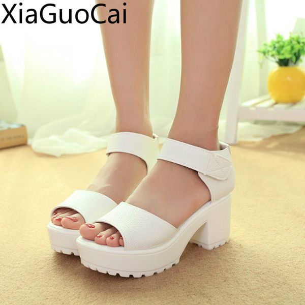 summer women's summer sandals korean solid color high heels sandals fish mouth fashion female, Black
summer women's summer sandals korean solid color high heels sandals fish mouth fashion female, Black