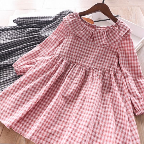 owligbaby 2020 spring lapel plaid dress girls dress childrenswear wholesale, Red;yellow
owligbaby 2020 spring lapel plaid dress girls dress childrenswear wholesale, Red;yellow
