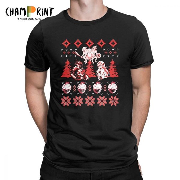 men goblin slayer christmas sweater t shirts cotton humorous short sleeve crewneck tee shirt new arrival t-shirt, White;black
men goblin slayer christmas sweater t shirts cotton humorous short sleeve crewneck tee shirt new arrival t-shirt, White;black