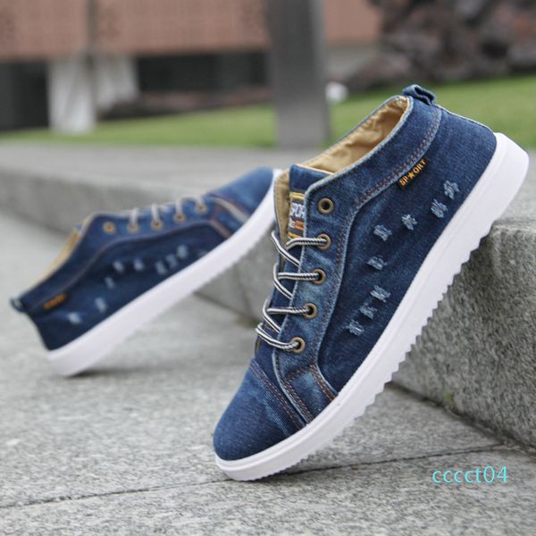 fashion denim man canvas shoes men shoes casual high sneakers 2019 summer breathable plimsolls male footwear men flats 04ct, Black
fashion denim man canvas shoes men shoes casual high sneakers 2019 summer breathable plimsolls male footwear men flats 04ct, Black