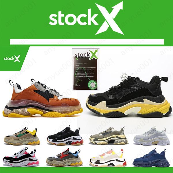 new triple s designer casual shoes paris 17fw low old dad sneaker combination soles boots mens womens fashion high size 36-45, Black
new triple s designer casual shoes paris 17fw low old dad sneaker combination soles boots mens womens fashion high size 36-45, Black
