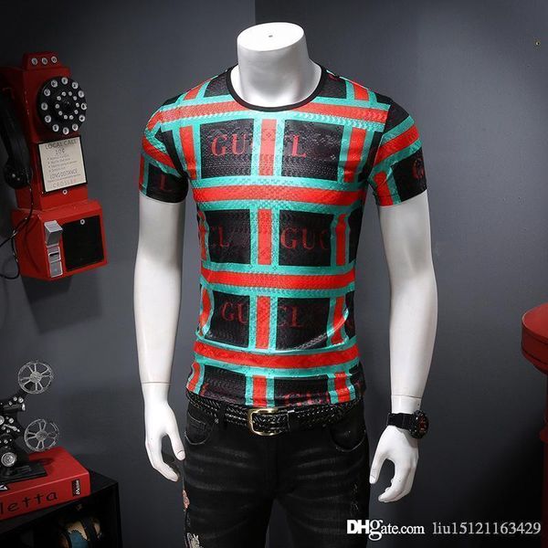 2019 summer new men's three-dimensional dark floral tencel print short-sleeved t-shirt round neck slim fit half-sleeve t-shirt size m-4, White;black
2019 summer new men's three-dimensional dark floral tencel print short-sleeved t-shirt round neck slim fit half-sleeve t-shirt size m-4, White;black