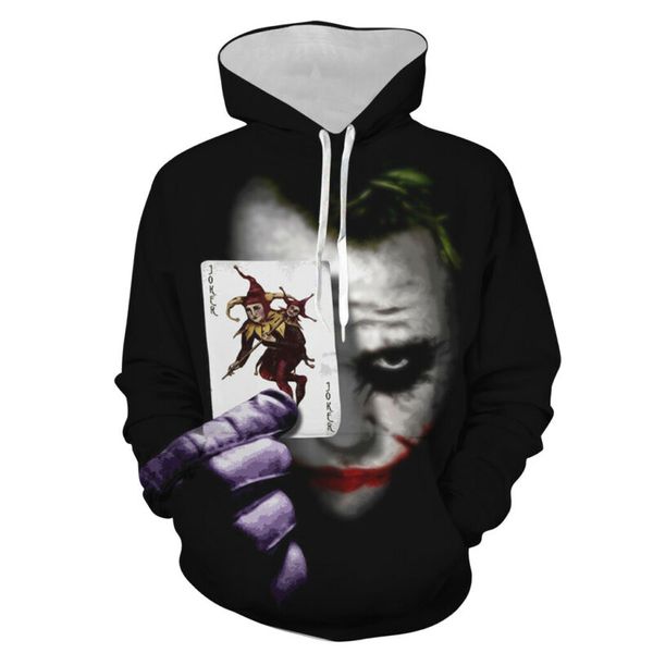 new men hoodie joker версия для печати толстовка пальто куртки пуловер graphic топы осень осень человек вскользь толстовка jumper joker кост, Black
new men hoodie joker версия для печати толстовка пальто куртки пуловер graphic топы осень осень человек вскользь толстовка jumper joker кост, Black