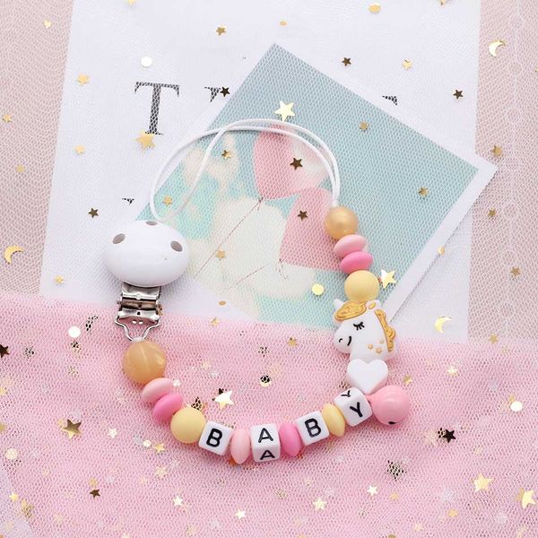 hand-made personalized pacifier chain baby name custom silicone chain clips safe soft plastic letters beads babies teething toys
hand-made personalized pacifier chain baby name custom silicone chain clips safe soft plastic letters beads babies teething toys