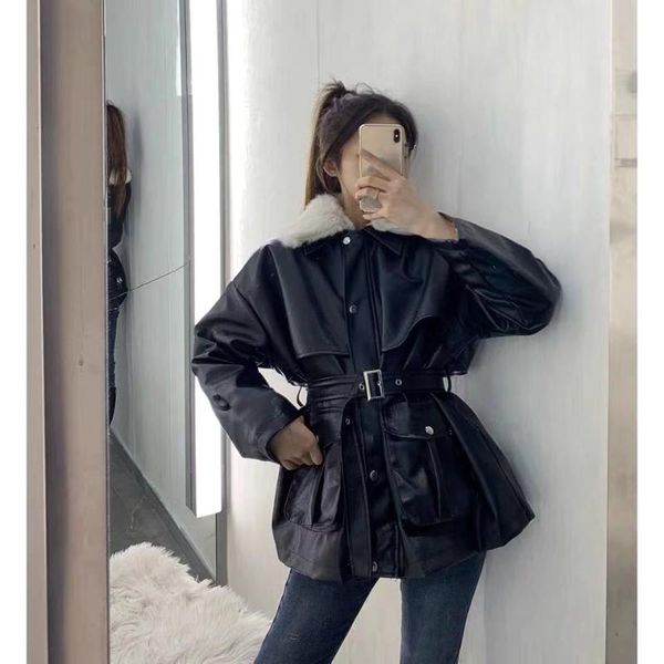 sd1459q-2020 black waistband high-end long sleeve cotton dress temperament wide coat female, Black;brown
sd1459q-2020 black waistband high-end long sleeve cotton dress temperament wide coat female, Black;brown