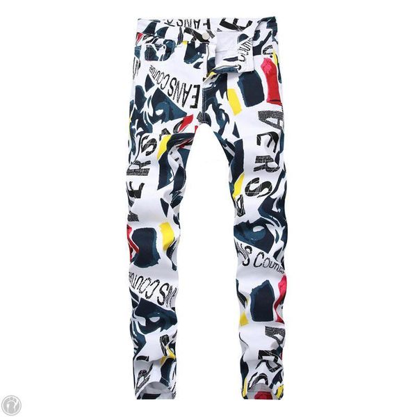 men designer jeans fashion hip hop washed pattern print bleached long distrressed zipper fly straight cotton blend asian size 11, Blue
men designer jeans fashion hip hop washed pattern print bleached long distrressed zipper fly straight cotton blend asian size 11, Blue
