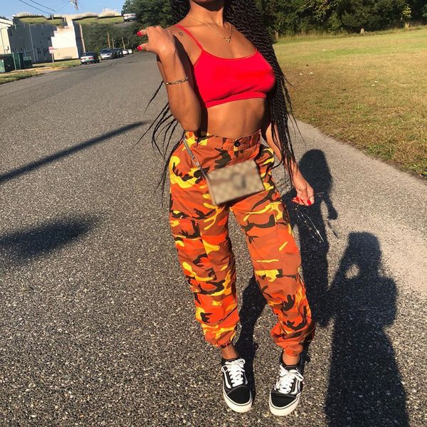 women pants women camouflage pants casual pink camo sweatpant fashion gray orange camo pants high waist loose ladies trousers, Black;white
women pants women camouflage pants casual pink camo sweatpant fashion gray orange camo pants high waist loose ladies trousers, Black;white