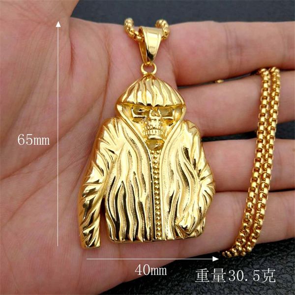 skull skeleton necklace & pendant with stainless steel chains for men gold color men's hip hop jewelry gifts, Silver
skull skeleton necklace & pendant with stainless steel chains for men gold color men's hip hop jewelry gifts, Silver