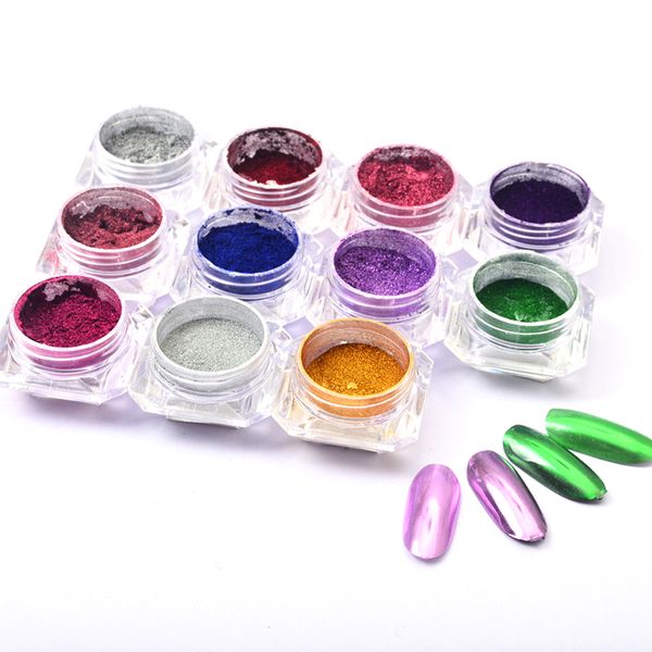 11 color 0.5g nail mirror glitter powder metallic color nail art uv gel polishing chrome flakes pigment dust decorations, Silver;gold
11 color 0.5g nail mirror glitter powder metallic color nail art uv gel polishing chrome flakes pigment dust decorations, Silver;gold