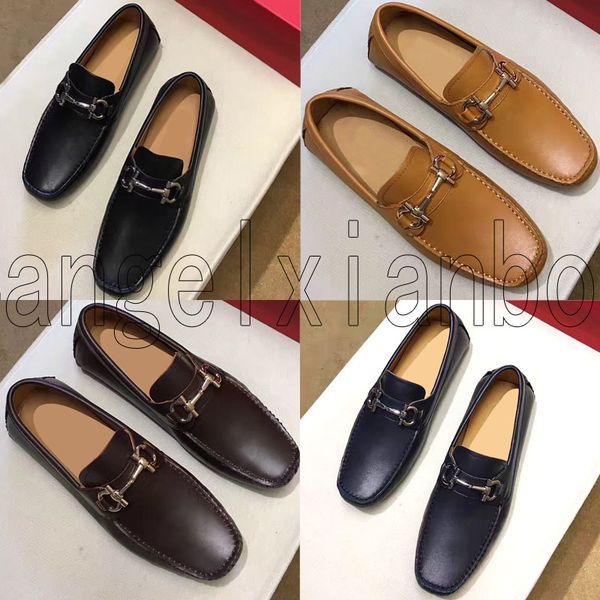 r soft leather men leisure shoe gift doug fashion shoes metal buckle slip-on famous brand man lazy falts loafers, Black
r soft leather men leisure shoe gift doug fashion shoes metal buckle slip-on famous brand man lazy falts loafers, Black
