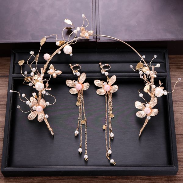 hair with new butterfly hair hoop earrings suit head wear bride's hairbands earrings sets wholesale, Golden;white
hair with new butterfly hair hoop earrings suit head wear bride's hairbands earrings sets wholesale, Golden;white