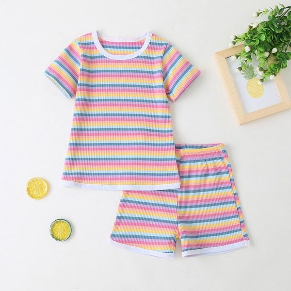 baby girl clothes short sleeve toddler kids baby girls rainbow stripe t-shirt shorts outfits set casual girl summer clothes, White
baby girl clothes short sleeve toddler kids baby girls rainbow stripe t-shirt shorts outfits set casual girl summer clothes, White