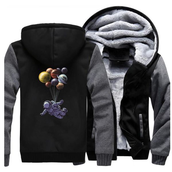 2019 men raglan hooded hoodie plus velvet thick sweatshirt trend coat astronaut comfortable jacket autumn winter hip hop clothes, Black
2019 men raglan hooded hoodie plus velvet thick sweatshirt trend coat astronaut comfortable jacket autumn winter hip hop clothes, Black