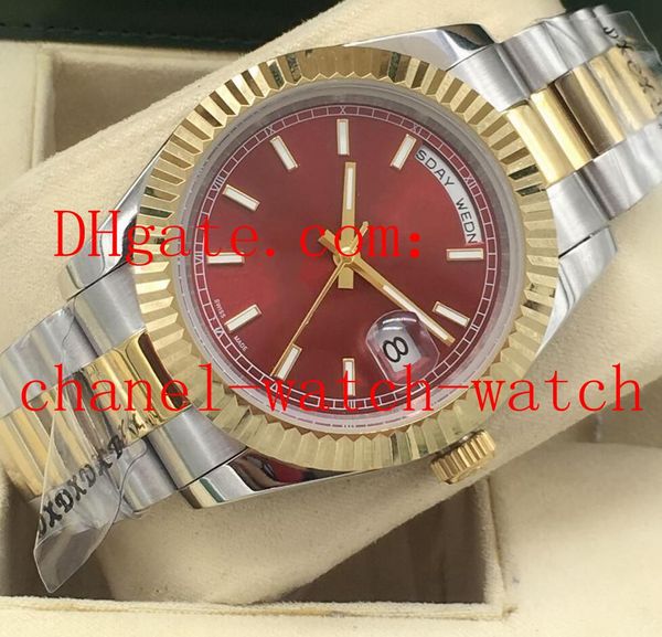 men's wristwatches day-date president 40mm yellow gold and steel champagne baguette diamond 228238 automatic mechanical movement mens w, Slivery;brown
men's wristwatches day-date president 40mm yellow gold and steel champagne baguette diamond 228238 automatic mechanical movement mens w, Slivery;brown