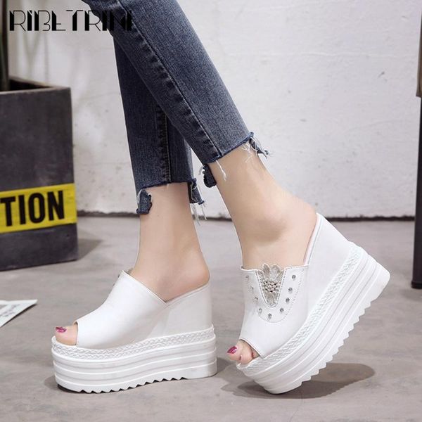 ribetrini cool decorating shoes new concise high platform women slides 2020 summer super high wedges slides, Black
ribetrini cool decorating shoes new concise high platform women slides 2020 summer super high wedges slides, Black