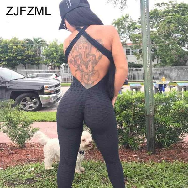 Sexy Backless Bandage Jumpsuit Women Sleeveless Bodycon Elegant Romper Ladies Summer Solid High Elestic Causal Fitness Overalls 
Sexy Backless Bandage Jumpsuit Women Sleeveless Bodycon Elegant Romper Ladies Summer Solid High Elestic Causal Fitness Overalls